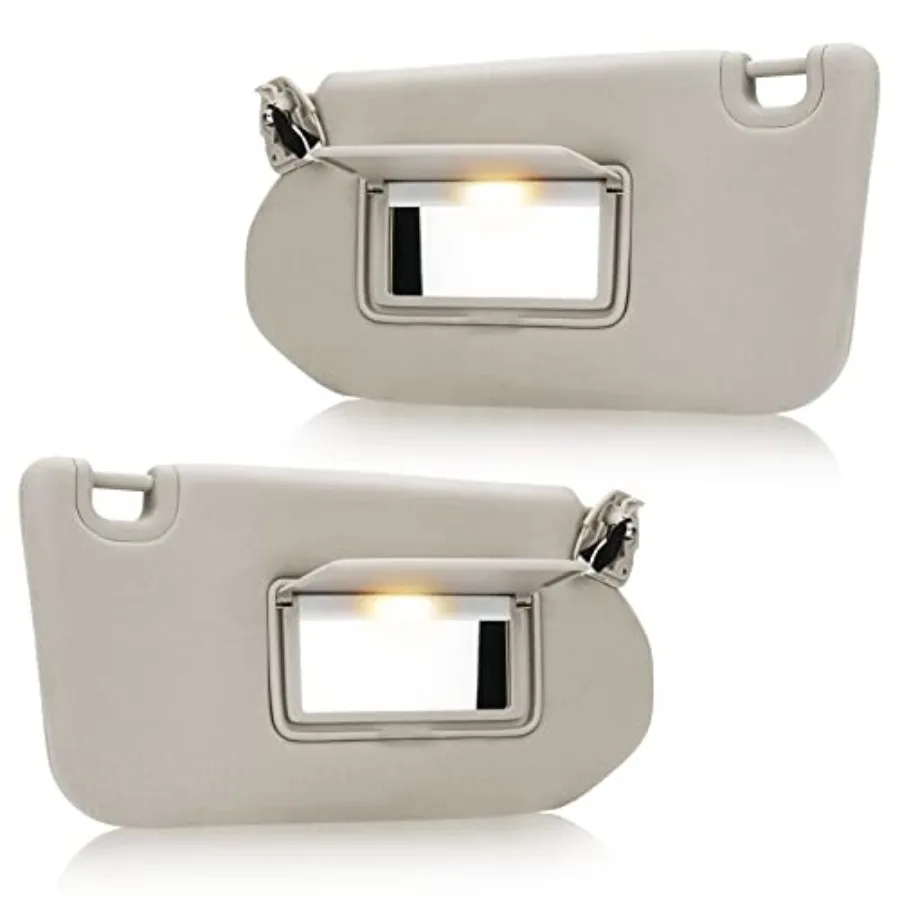 

Driver and Passenger Sun Visor Fit for Nissan Pathfinder 2013-2018 for Infiniti QX60 2014-2017 JX35 2013 with Light Replace for