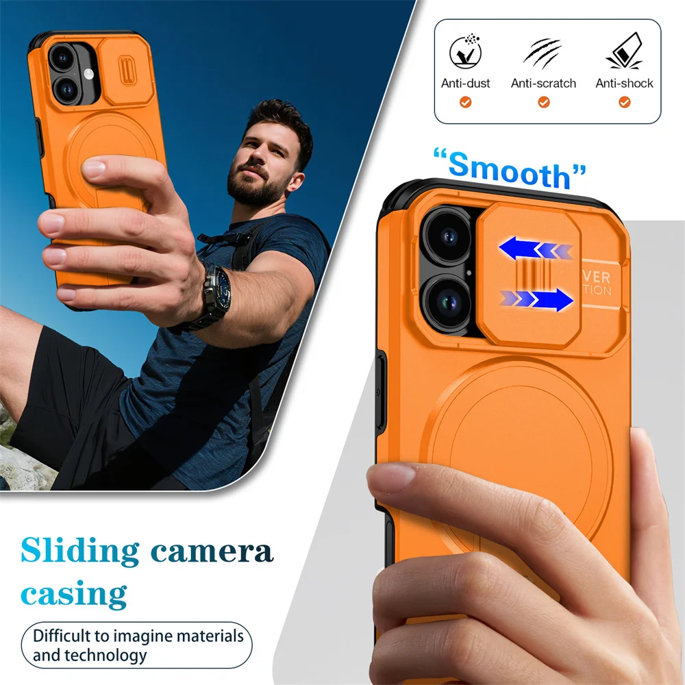 Shockproof Foldable Magnetic Stand Phone Case For iPhone 18 17 16 15 14 13 12 11 Pro Max Air 16E Full Body Lens Protection Cover