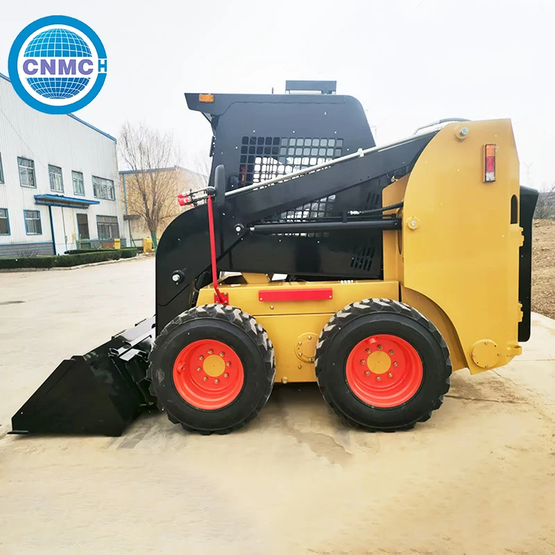 New CE EPA Compliant Mini  Diesel Engine Front Loader Crawler Earth-Moving Machinery Skid Steer Loader