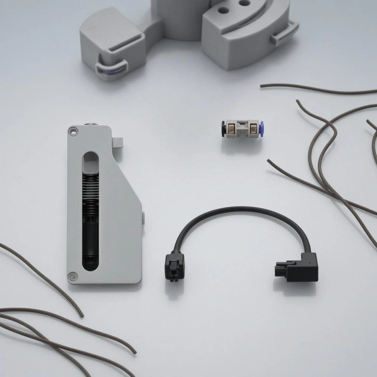 AMS Tensioner Kit Spring-Loaded Ams Filament Tensioner Printer Upgrade Mounted Holes Ptfe Adapter Tangle Resistant