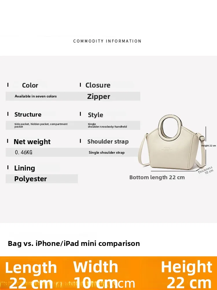 

Trendy Leather oulder Bag for Women Crossbody Handbag Soft Cowhide Small Size Basket ape Everyday Bag for Middle-Aged Mot...