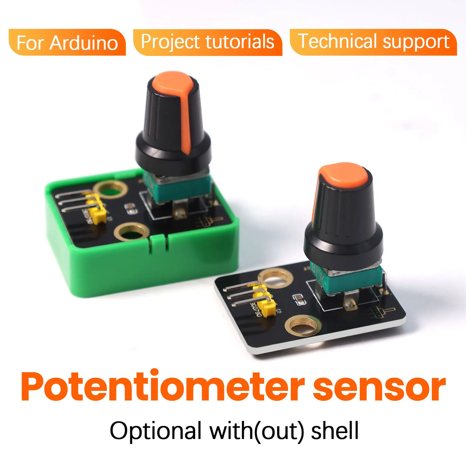 Potentiometer With Knob Cap Module/Rotary Encoder Module DIY Electronic Building Blocks For Arduino Compatible With Lego Blocks