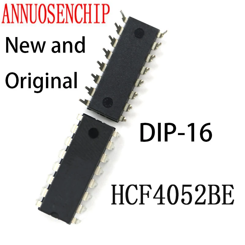 5PCS New And Original DIP-16 HCF4052BEY DIP16 HCF4052B DIP HCF4052 HCF4052BE