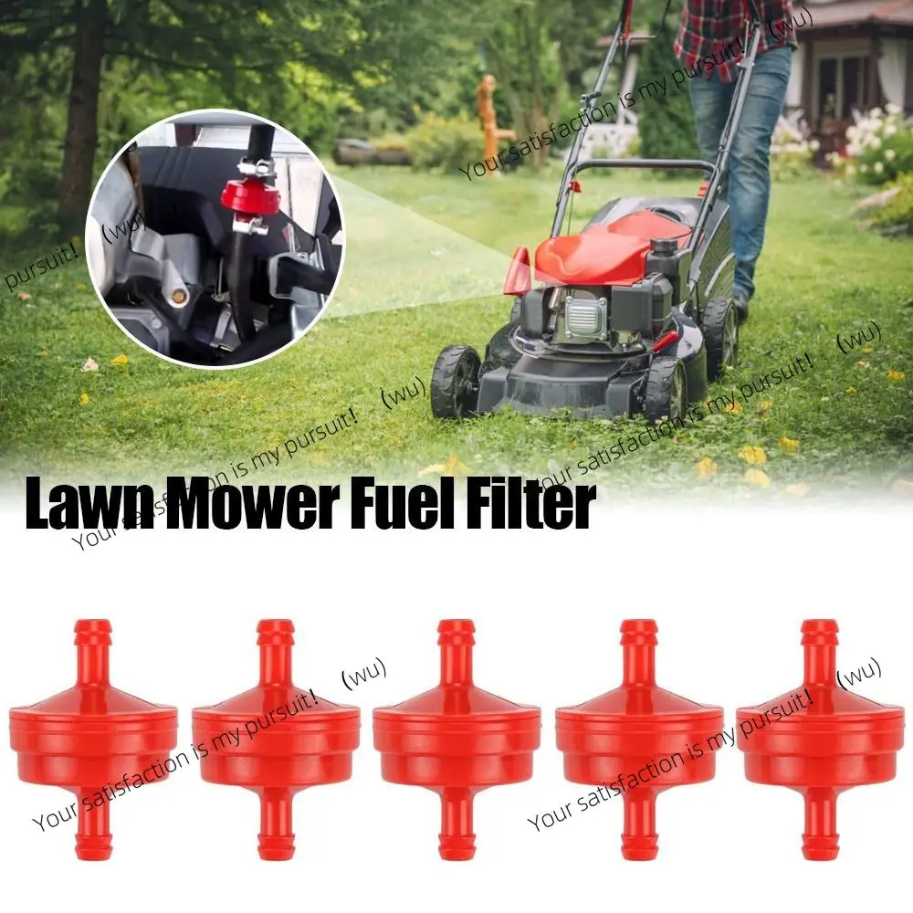 5Pcs Replacement Parts Lawn Mower Fuel Filtration, Garden Tools 1/4 