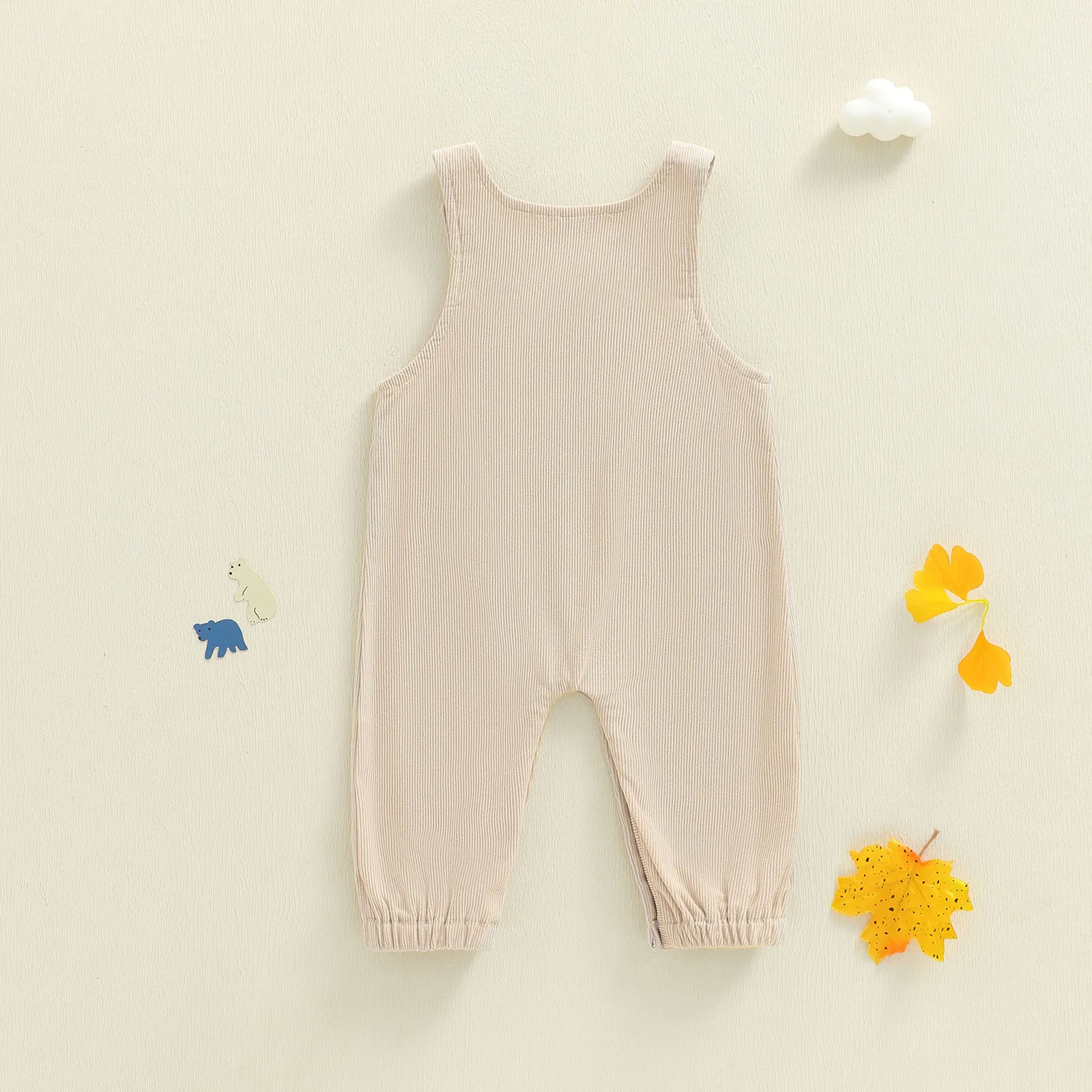 Sleeveless Baby Overall Romper 3