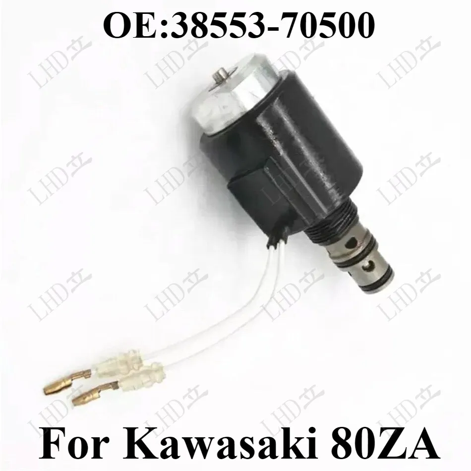 24v magneetventiel 38553-70500 graafmachine voor Kawasaki 80za Sd1231-c-11