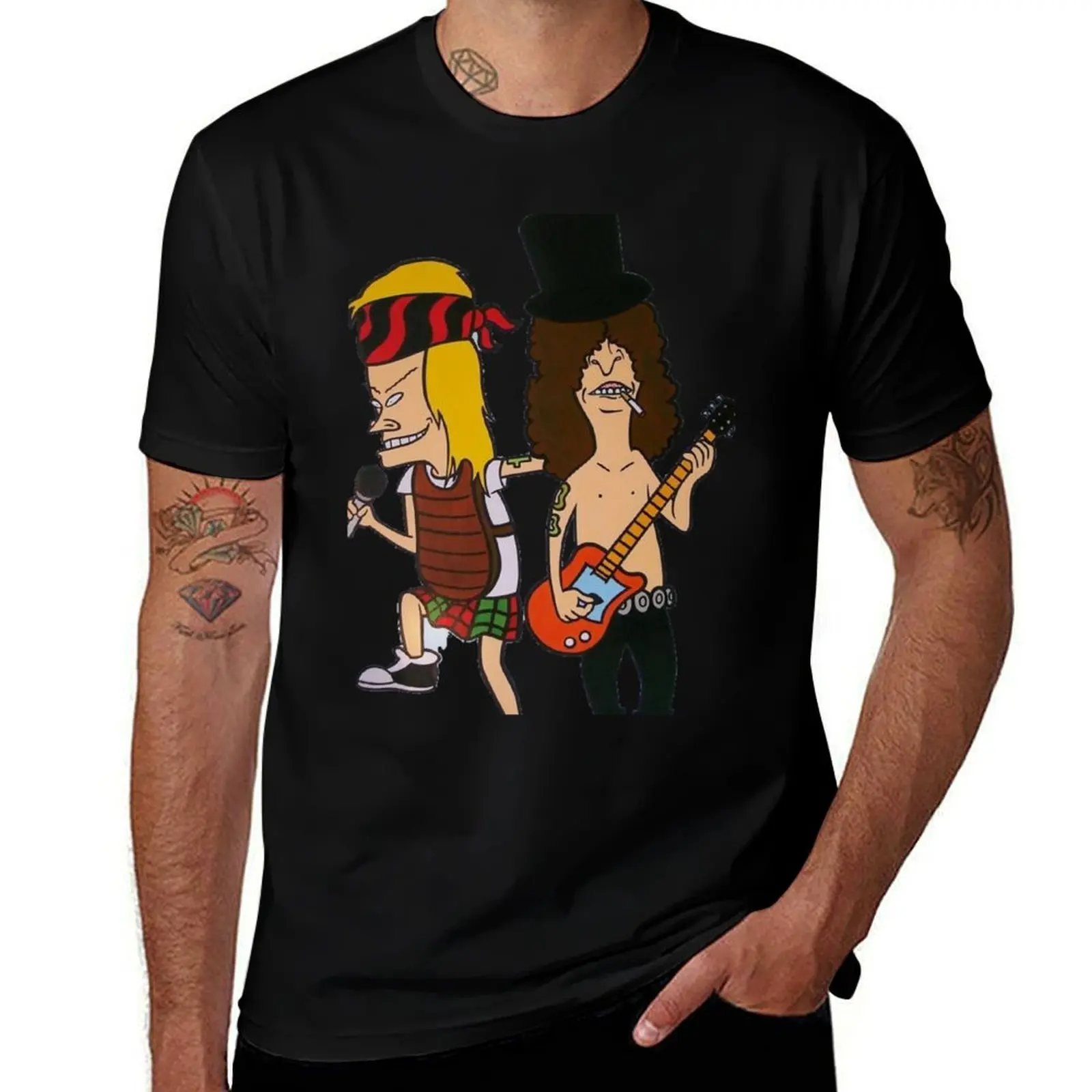 GNR Axl Rose Slash Sticker T-Shirt Holiday Lightweight T-Shirt