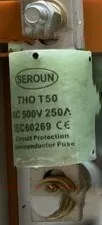 Fuses: RS9 AC500V 1000AL-3Ab aR / RS9 AC1250V 1500A P4DL-7h / THO T50 500V 250A / THO T50 500V 500A