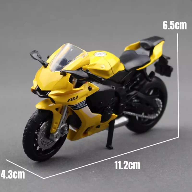 CCA 1:18 Scale Yamaha YZF-R1 Motorcycle Alloy Model Static Metal Collection Toy Holiday Gift