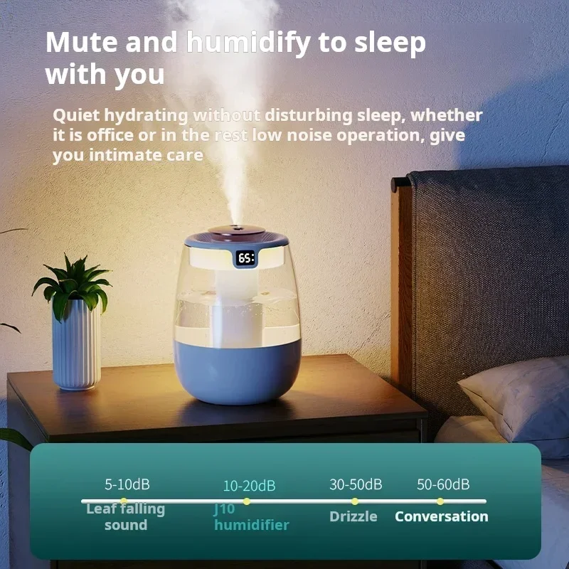 

Ultrasonic Desktop Bedroom Humidifier A33 USB Spray Moisturizer Home Use Quiet Essential Oil Diffuser for Office Small Room