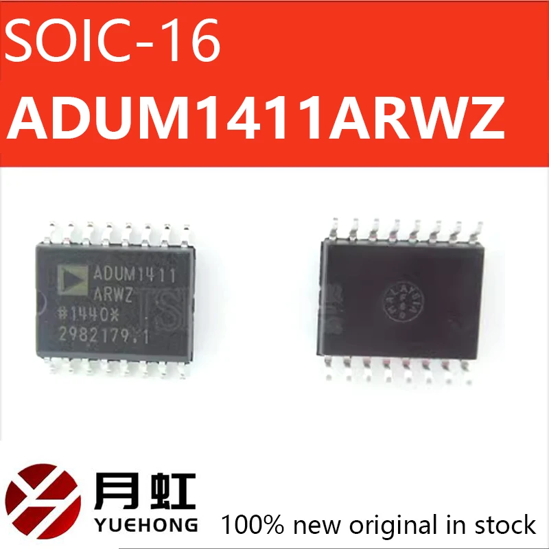 Original genuine SMT ADUM1411ARWZ-RL SOIC-16 four channel digital isolator IC chip