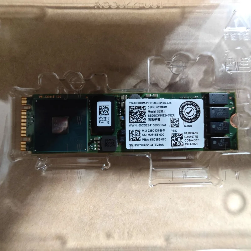 

Новый SSD-накопитель Dell EMC Boss Card M.2 2280 Intel 240 ГБ SATA SSDSCKKB240GZR CM88M
