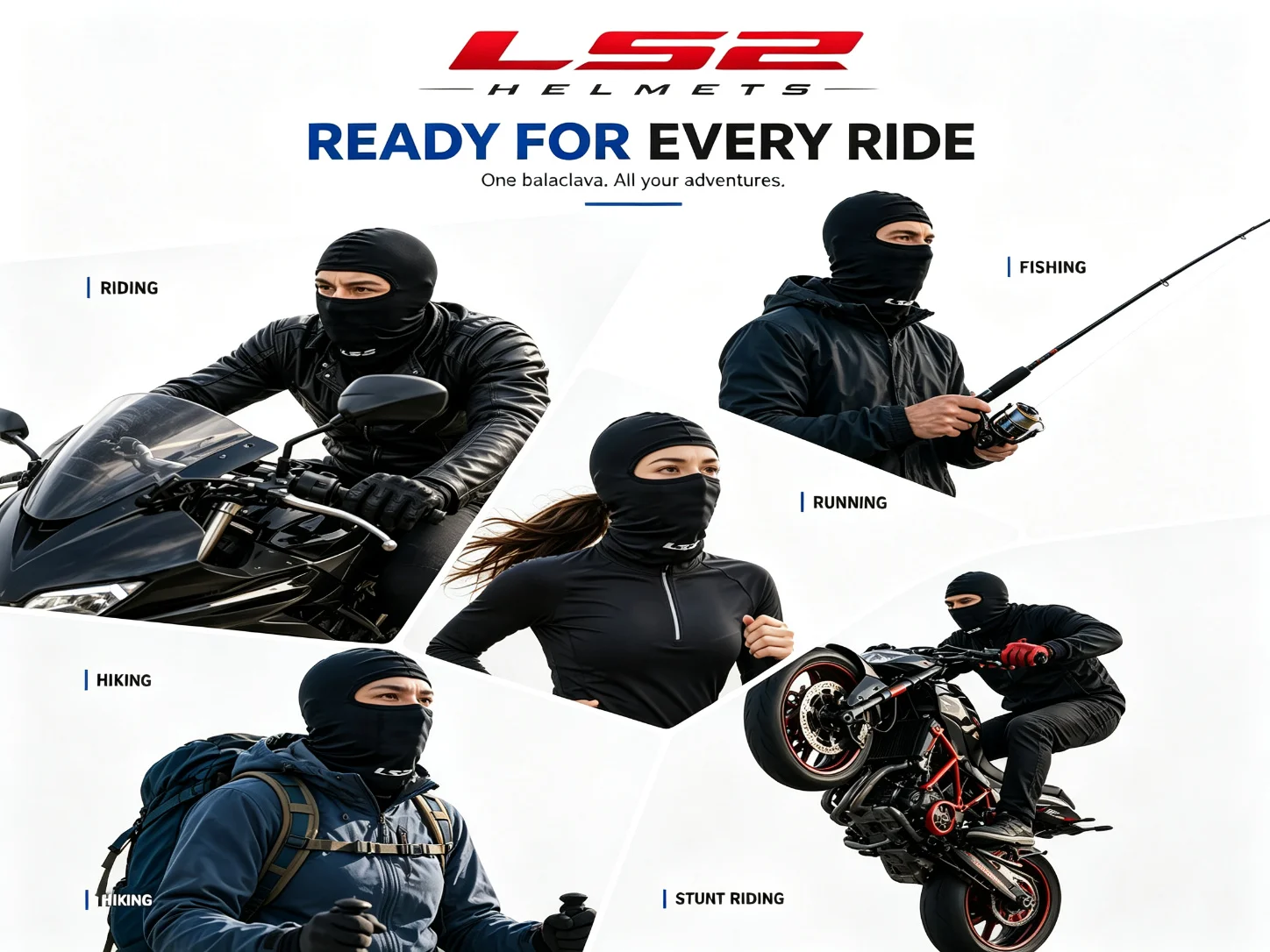 Ls2 original Motorrad Gesichts maske Sturmhaube Sommer atmungsaktive Eis Seide Motocross Reit maske UV Sonnenschutz Motorrad Zubehör – Detail 9