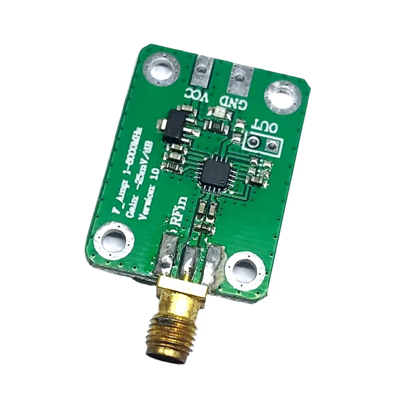 AD8318 1-8000MHz RF Logarithmic Detector Module - 70dB Dynamic Range for RSSI/Power Measurement, Wideband RF Power Meter