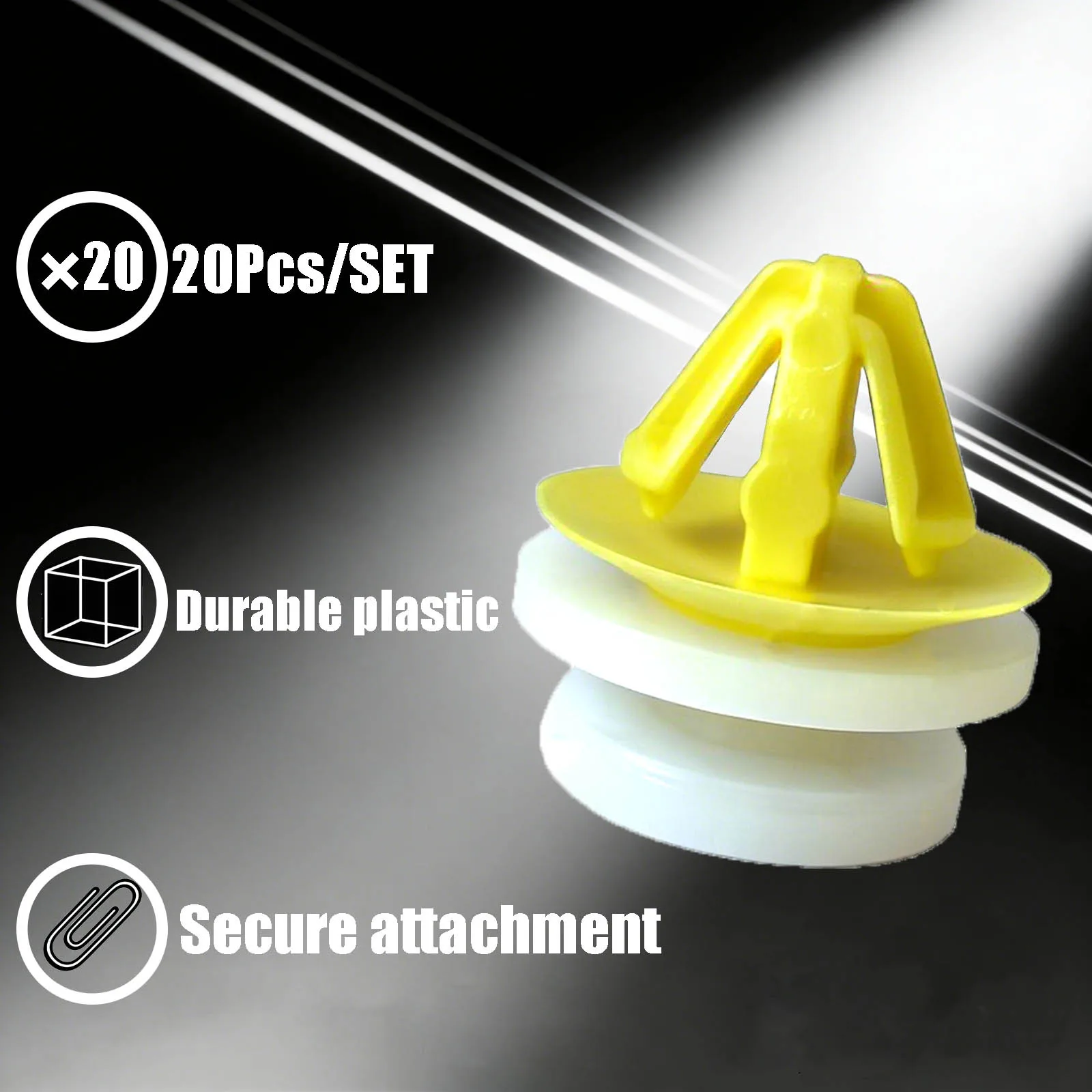 20Pcs Door Card Panel Interior Trim Clips For Renault Espace Kangoo Master Megane Land Rover Discovery Freelander 7701050734