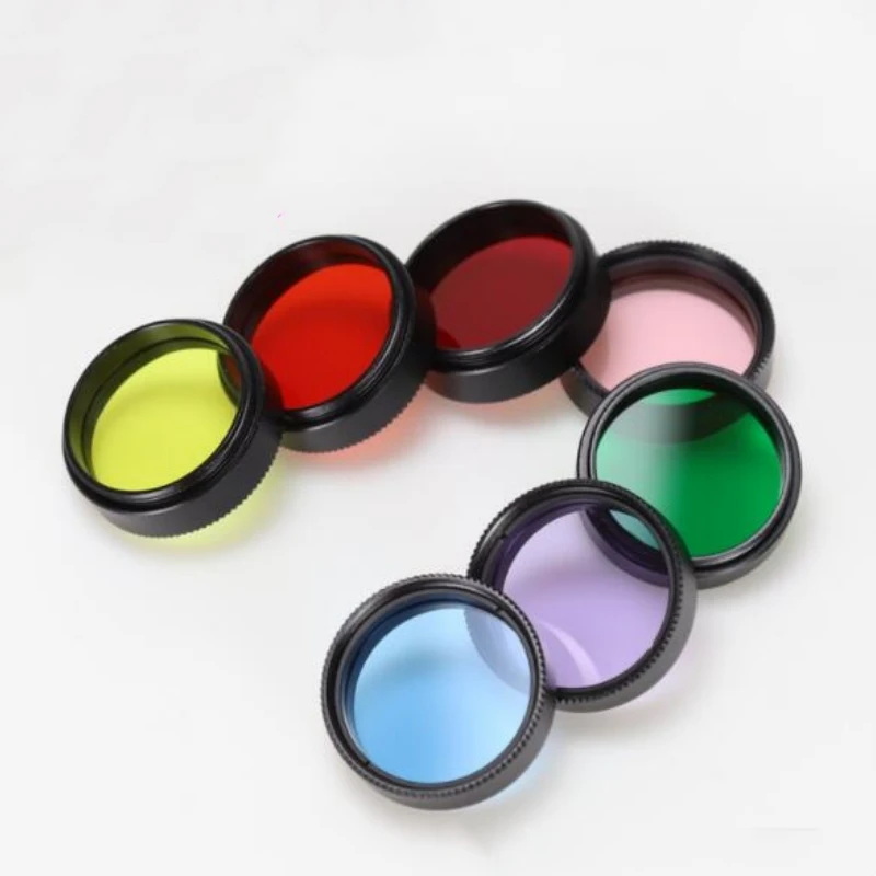 Agnicy 1.25 Inches Telescope Accessories Nighthawk Series 2nd Generation 7 Colors Moon Nebula Filter Astronomical Filter Set
