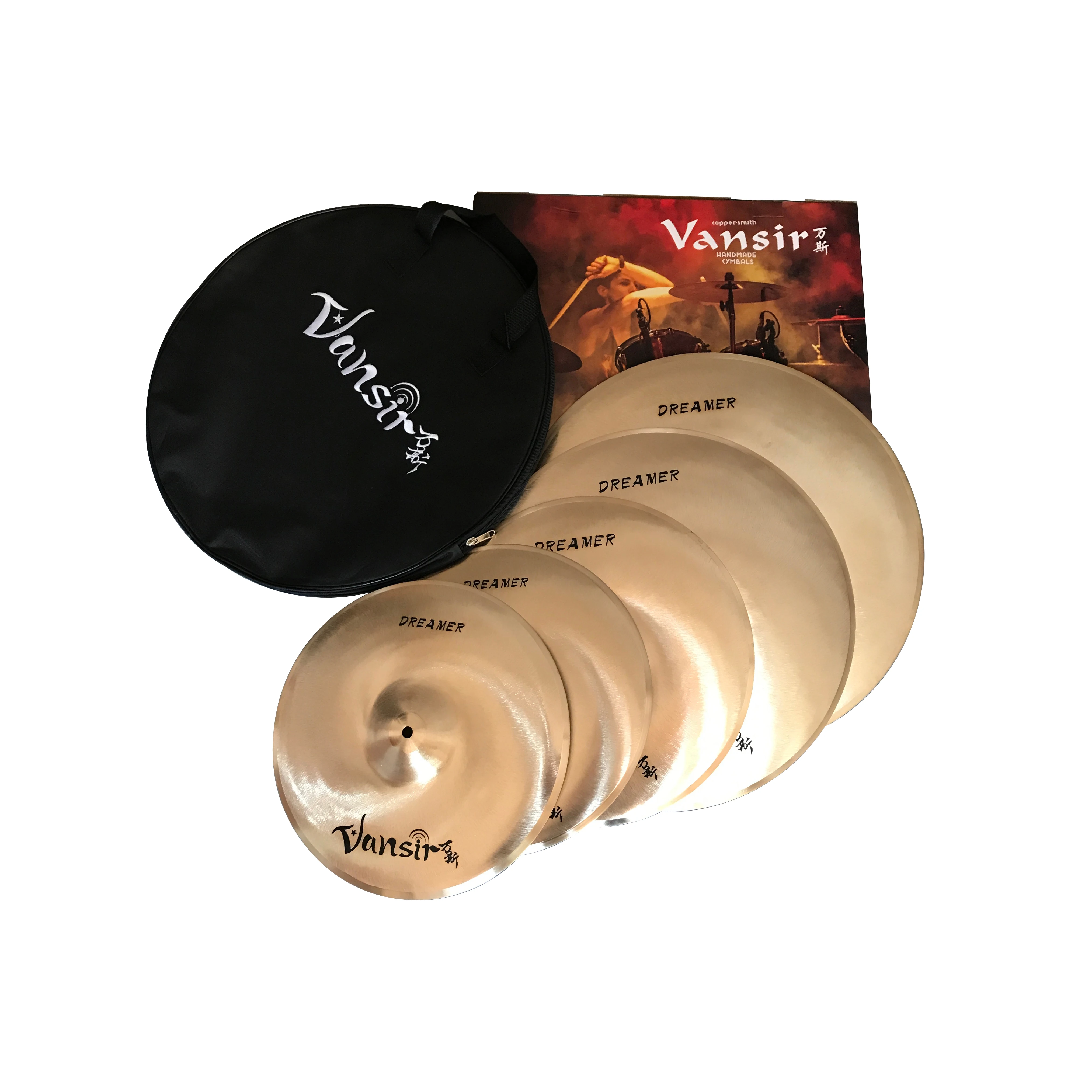 Top grade cymbal set for drum set cymbal with 5 pcs cymbal