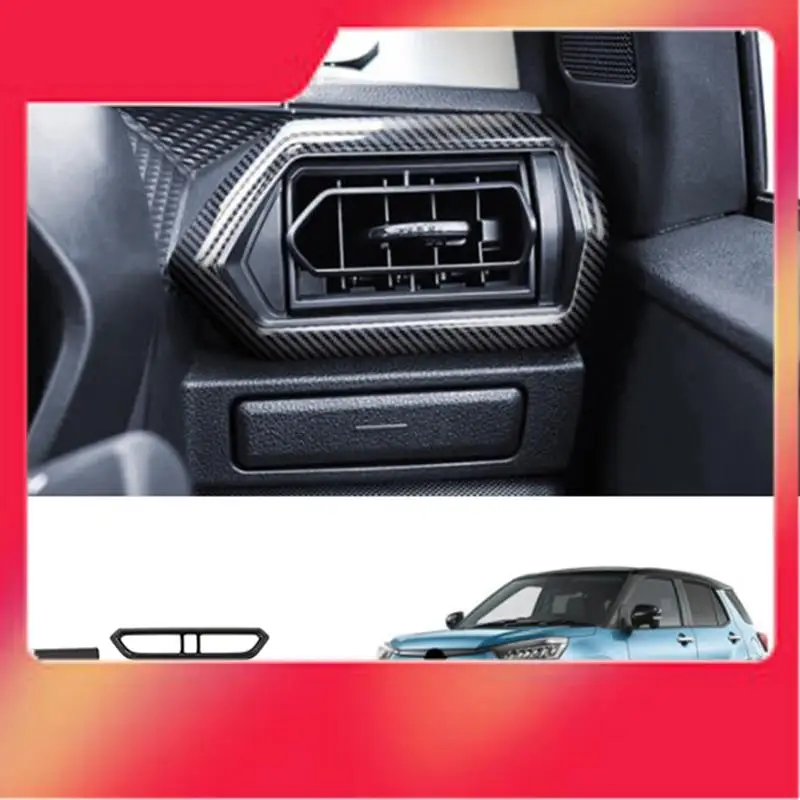 

RHD For Toyota Raize 2022-2023 Central Control Gear Panel Trim Air A/C Button Frame Air Outlet Decor Cover Interior Kits-M54K