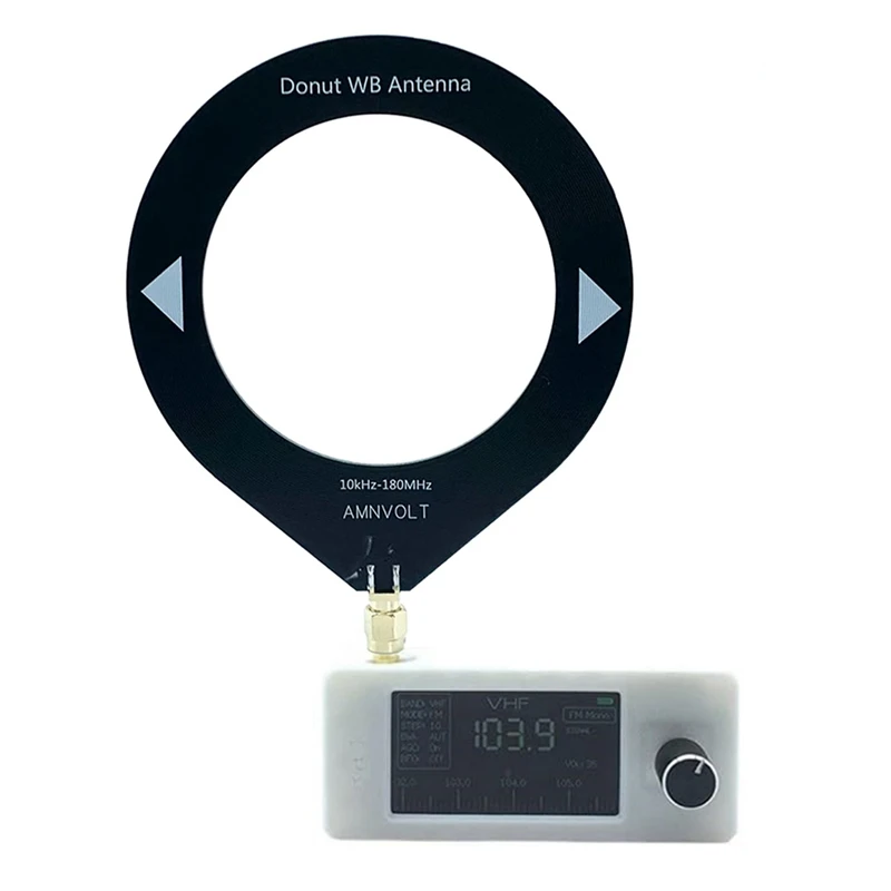 SI4732 Мини-радиоприемник + 2Xloop антенны 9,9 кГц-181 МГц Портативный коротковолновый радиоприемник SW LW AM FM SSB SI4732 Радио A