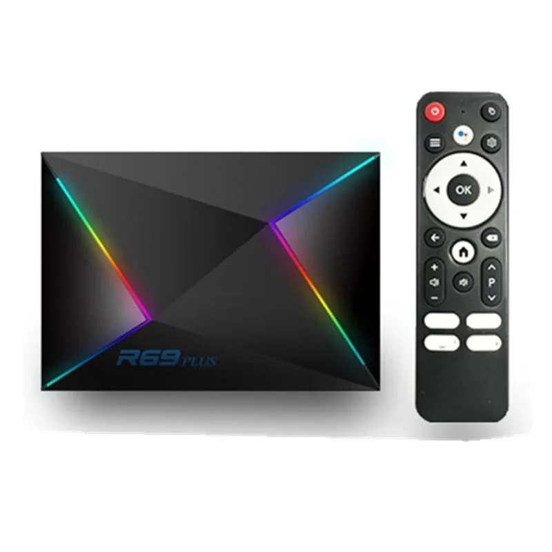 R69 Plus TV Box Android14 Ultra Voice Control HDR10 8K Allwinner H728 Octa Core 1000M LAN WIFI 6 BT5.0 Media Player Set Top Box — 2
