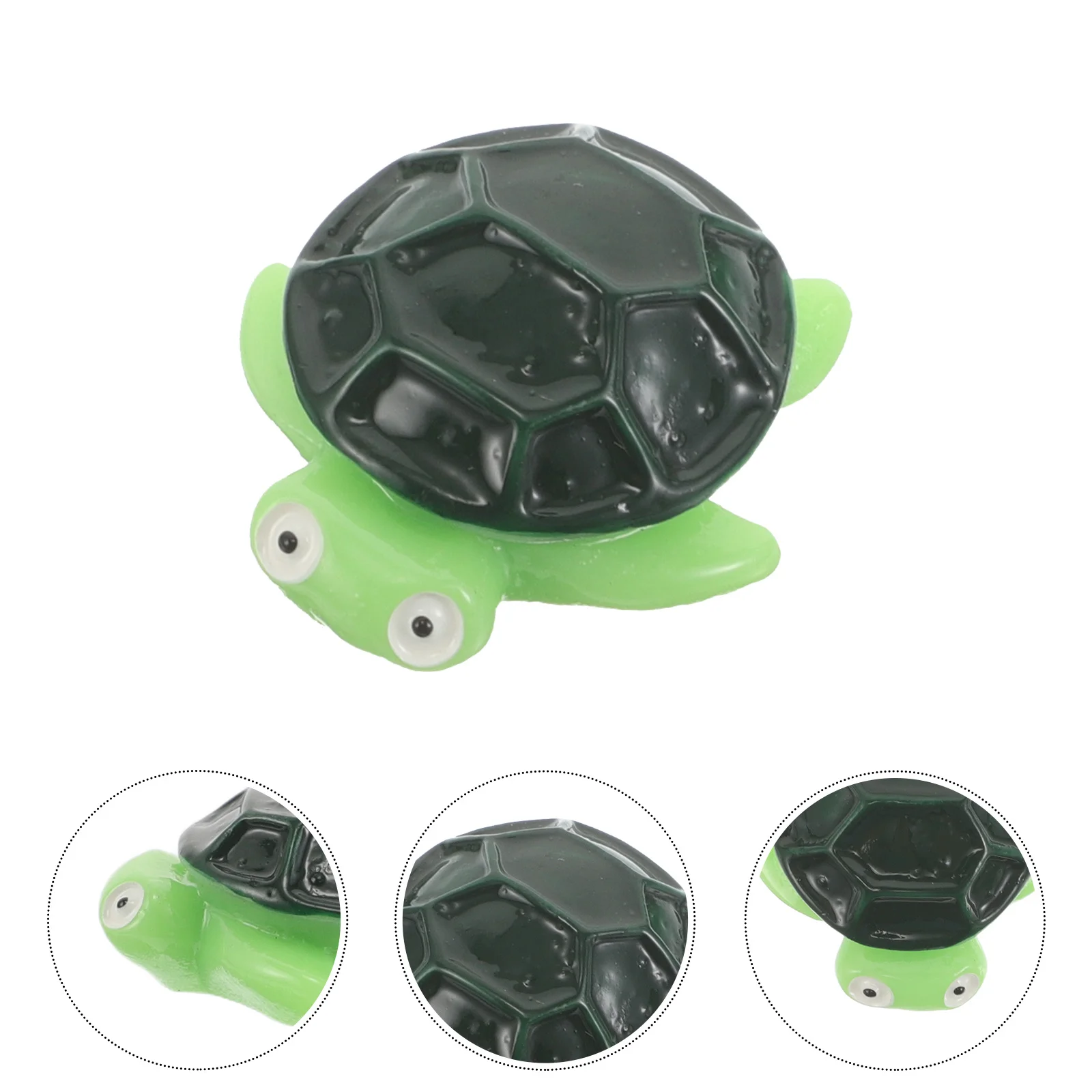 

20Pcs Miniature Sea Turtle Statues Realistic Resin Turtle Decorations for Fish Tank Terrarium Garden Micro Landscape Decor