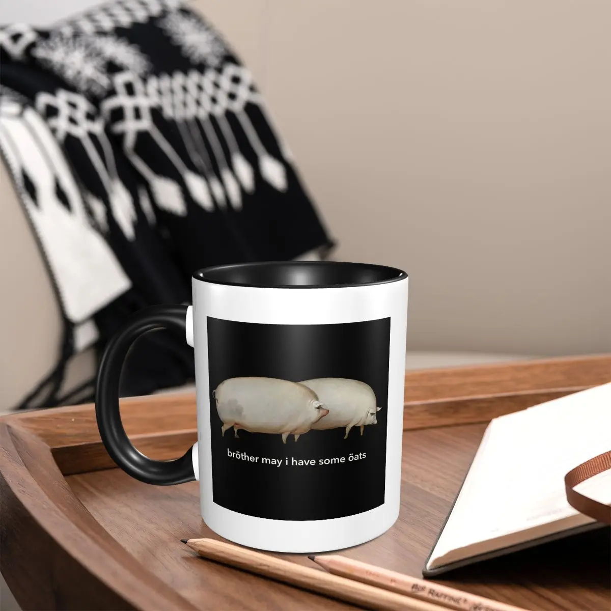 

Классическая кружка Brother May I Have Some Oats, забавные керамические кофейные чашки, чайные кружки, чашка для молока, посуда для напитков, подарки для друзей