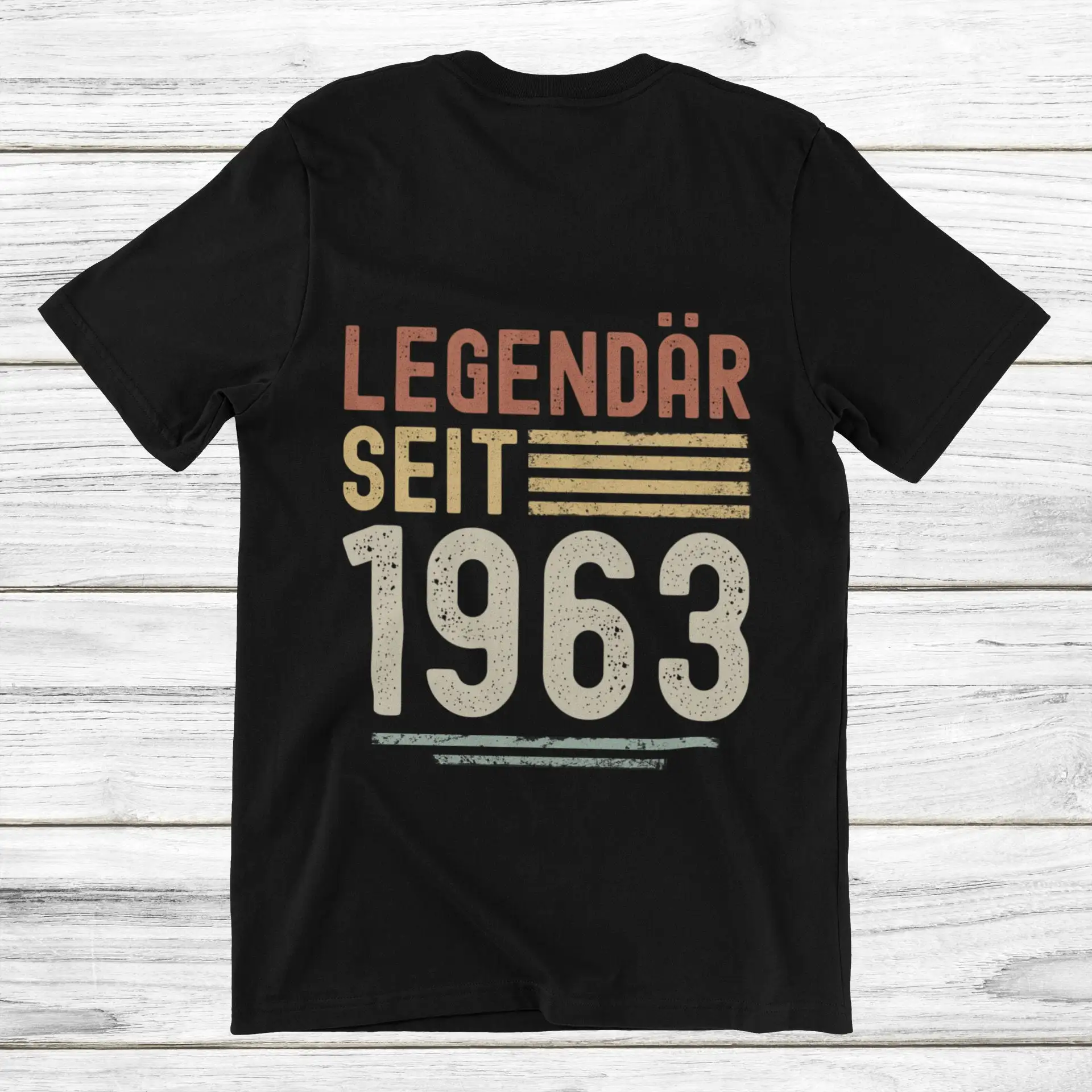 Legendary Since 1963 60Th Birthday Bday Retro Vintage 60 Years T Shirt