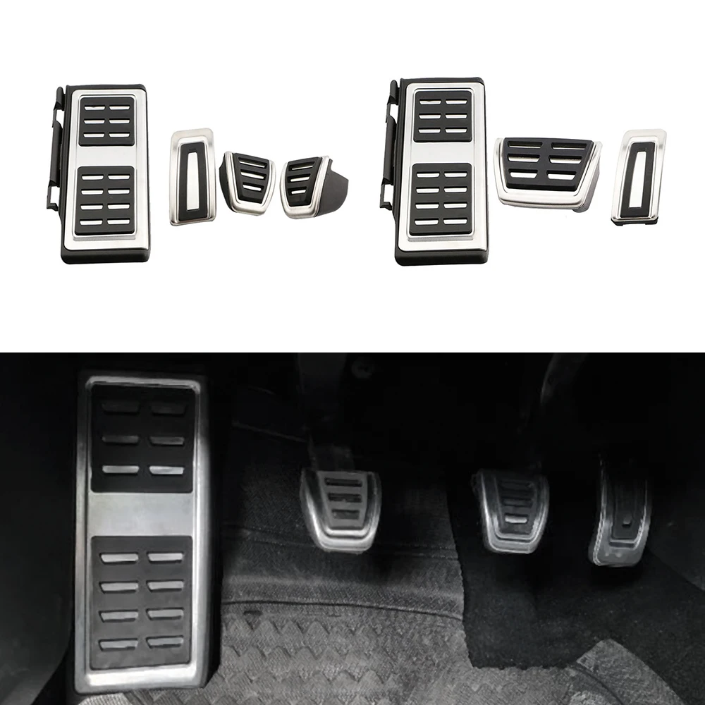 Stainless Steel Pedal Cover for VW GOLF 7 8 GTi MK7 Lamando POLO A05 Passat B8 Skoda Rapid Octavia 5E 5F A7 2014+