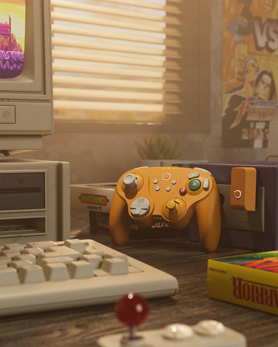 NYXI für Switch 2, GameCube Warrior Wireless Game Controller – Detail 3