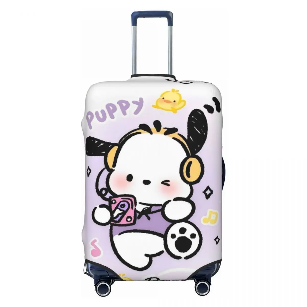 

Модный чехол для чемодана Pochacco на заказ, пылезащитный чехол для багажа в стиле аниме Kawaii для 18-32 дюймов