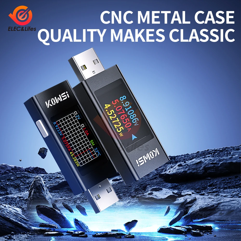 USB Tester DC 4-30V 0-8A 360W Digital Voltmeter Amperimetro Spannung Strom Meter Amperemeter Detektor power Bank Ladegerät Anzeige