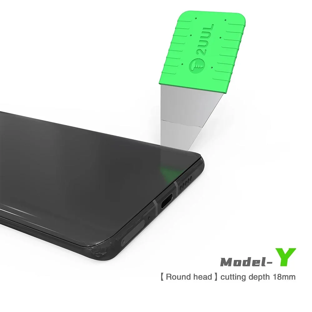 2UUL XYZ LCD Screen Opening Tool For iPhone Samsung 0.1mm Stainless Steel Card Removal Phone Repair Disassembling Tools