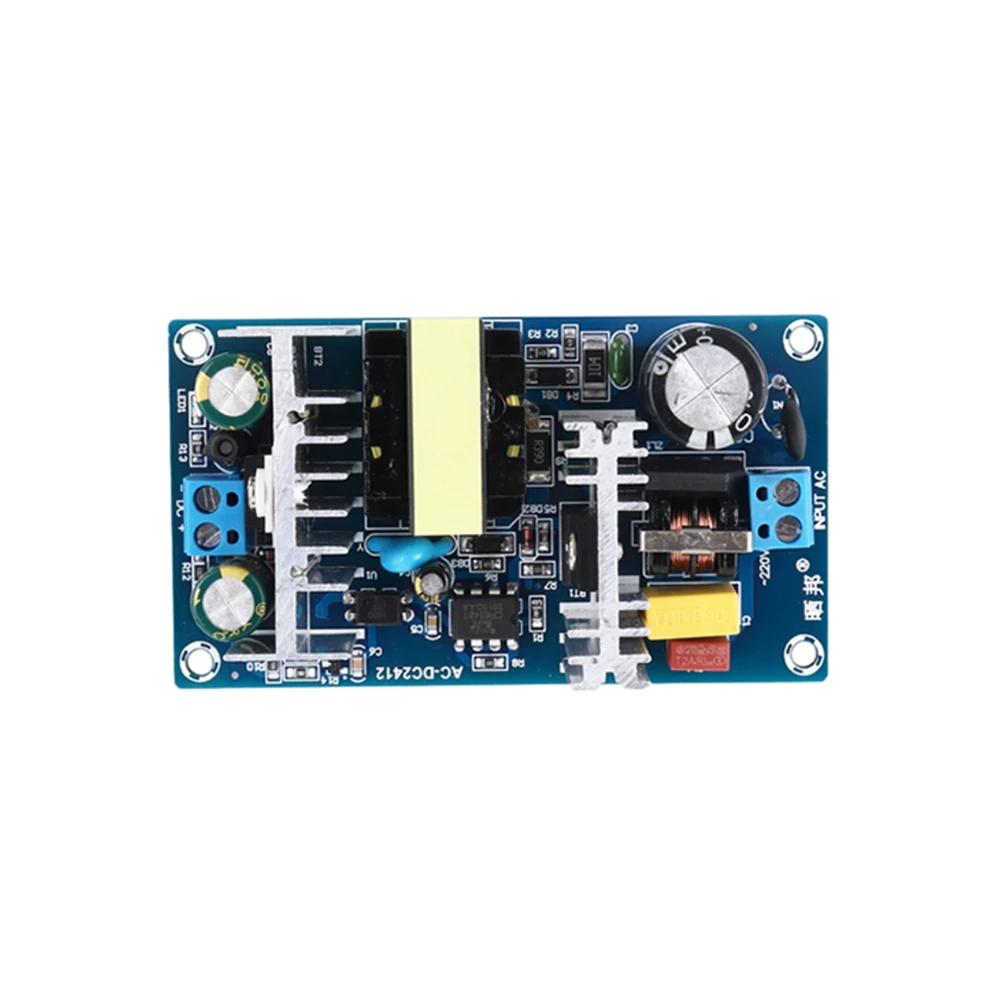 12V 5A 60W Switching Power Supply Module AC-DC Converter AC110- 240V to DC 12V Isolated Power Supply Board Buck Power Module