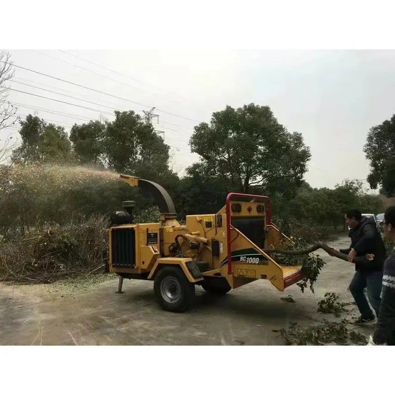 China Supplier Forest Engine Driven Wood Chipper Shredder Mulcher for Sale