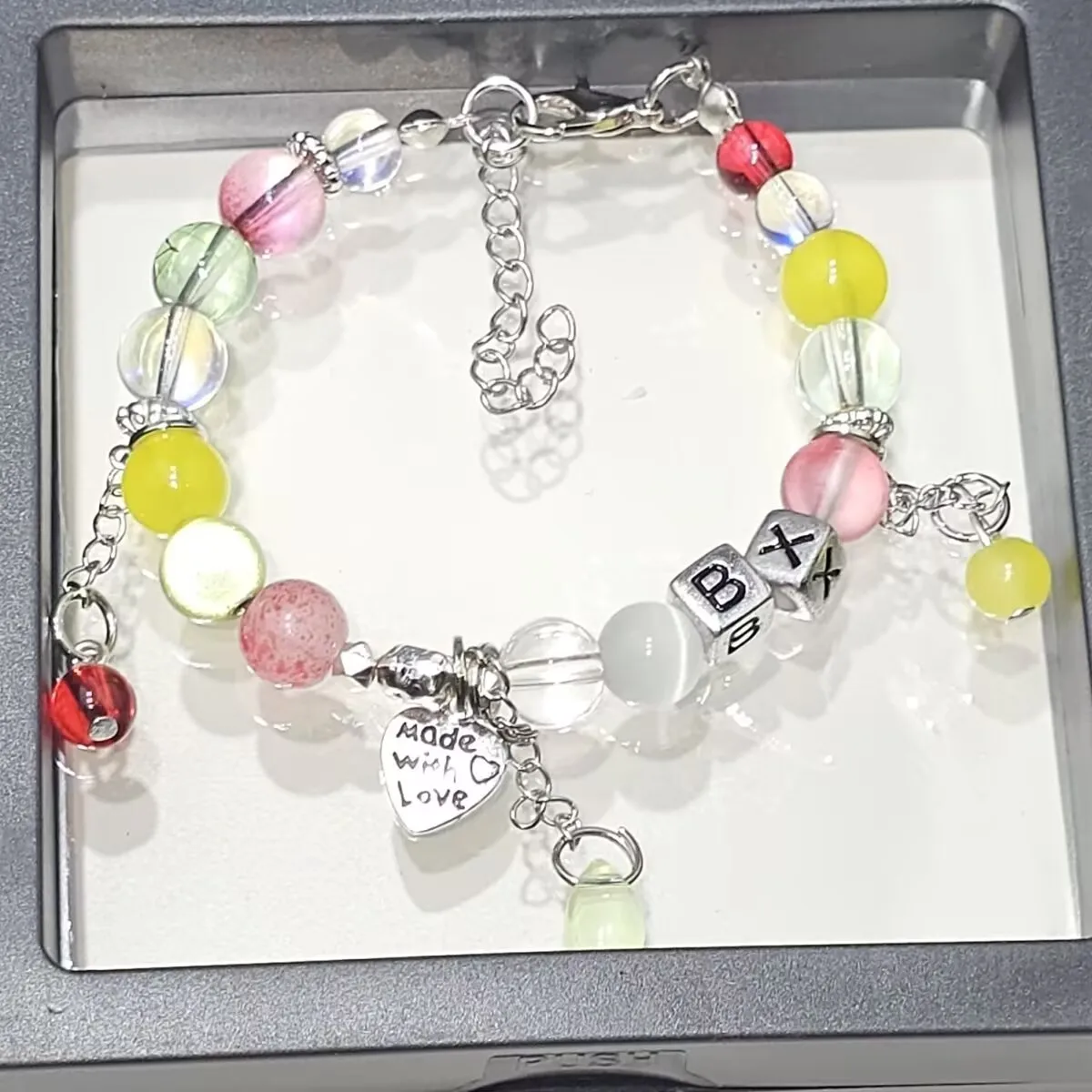 Цветной браслет Wang Yibo Xiao Zhan Bo Jun Yi Xiao, браслет из красного, зеленого и желтого бисера, нишевый браслет