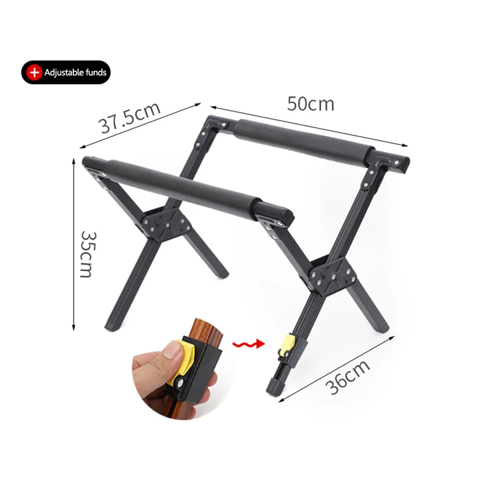 Outdoor Camping Folding Cooler Stand Frame Folding Ice Box Holder Hiking Support Luggage Rack Anti-Slip Picnic BBQ Bucket Stand