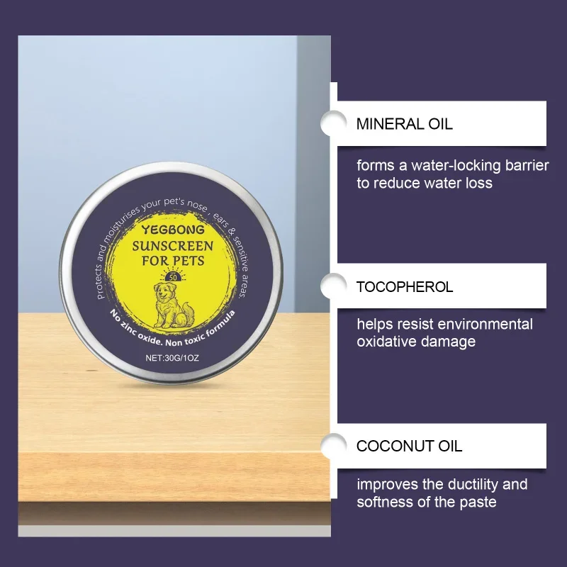 Picture 5: Pet Hydrating Protection Balm Gentle Formula Soothes Dry Itchy Skin Moisturizes Forms Protective Layer Dog Cat Daily Supplies