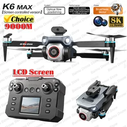 K6 MAX Triple-Camera Drone 4K HD Optical Flow Positioning 360° Obstacle Avoidance Foldable Quadcopter Wifi FPV RC Toys Dron