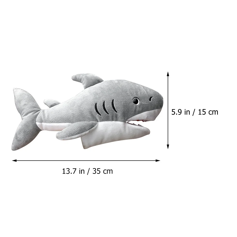 Marioneta de mano de tiburón para niños, Animal relleno interactivo para contar historias, juego educativo, dibujos animados de unión entre padres e hijos, 1 ud.