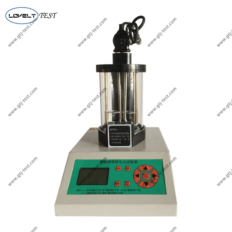 Ring and Ball method Automatic Asphalt Bitumen Softening Point Tester Apparatus