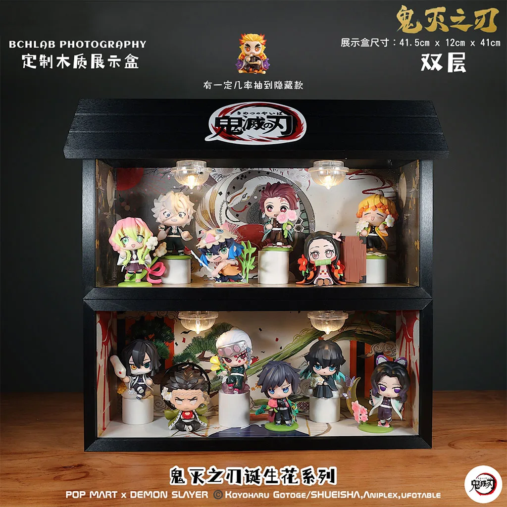 Demon Slayer Blind Box Collection - Birth Flower Series with Hidden Chance, Kawaii Mini Figure Collectible Toy , Surprise Gift