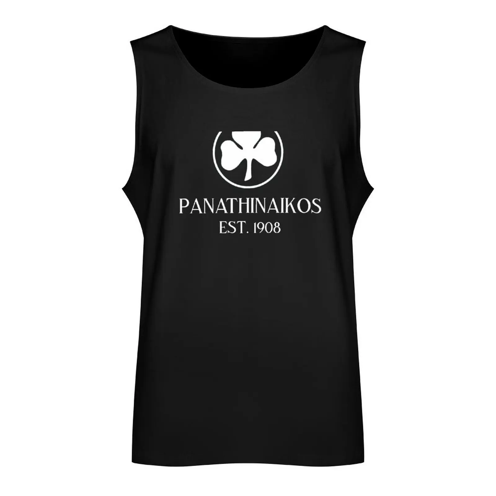 Panathinaikos Tank Top Muscle fit plain t-shirt Body man gym wear men