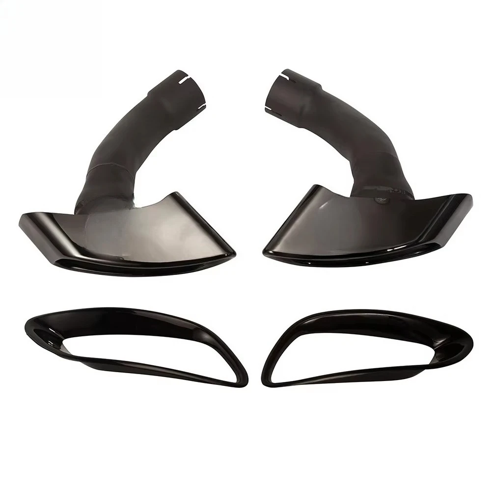 

For BMW X6 E71 Upgrades High Configuration Muffler Exhaust Pipe Tail Throat With Decorative Frame Exhaust Muffler Tip