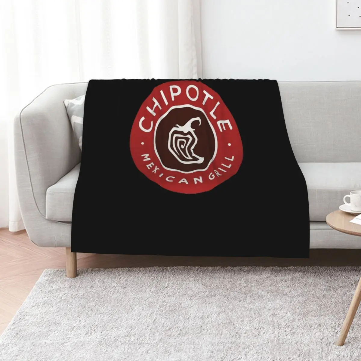 Chipotle is My Life Pullover TShirt Throw Blanket christmas gifts Bed Fashionable Stuffeds for winter Personalized Gift Blankets
