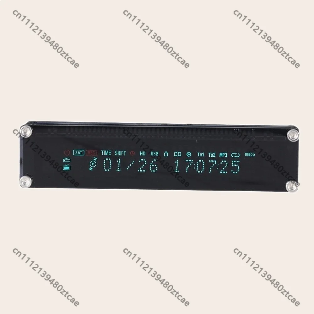 Retro VFD Digital Desk Clock Luminous Dual Alarm Room Temperature Smart Electronic Clock