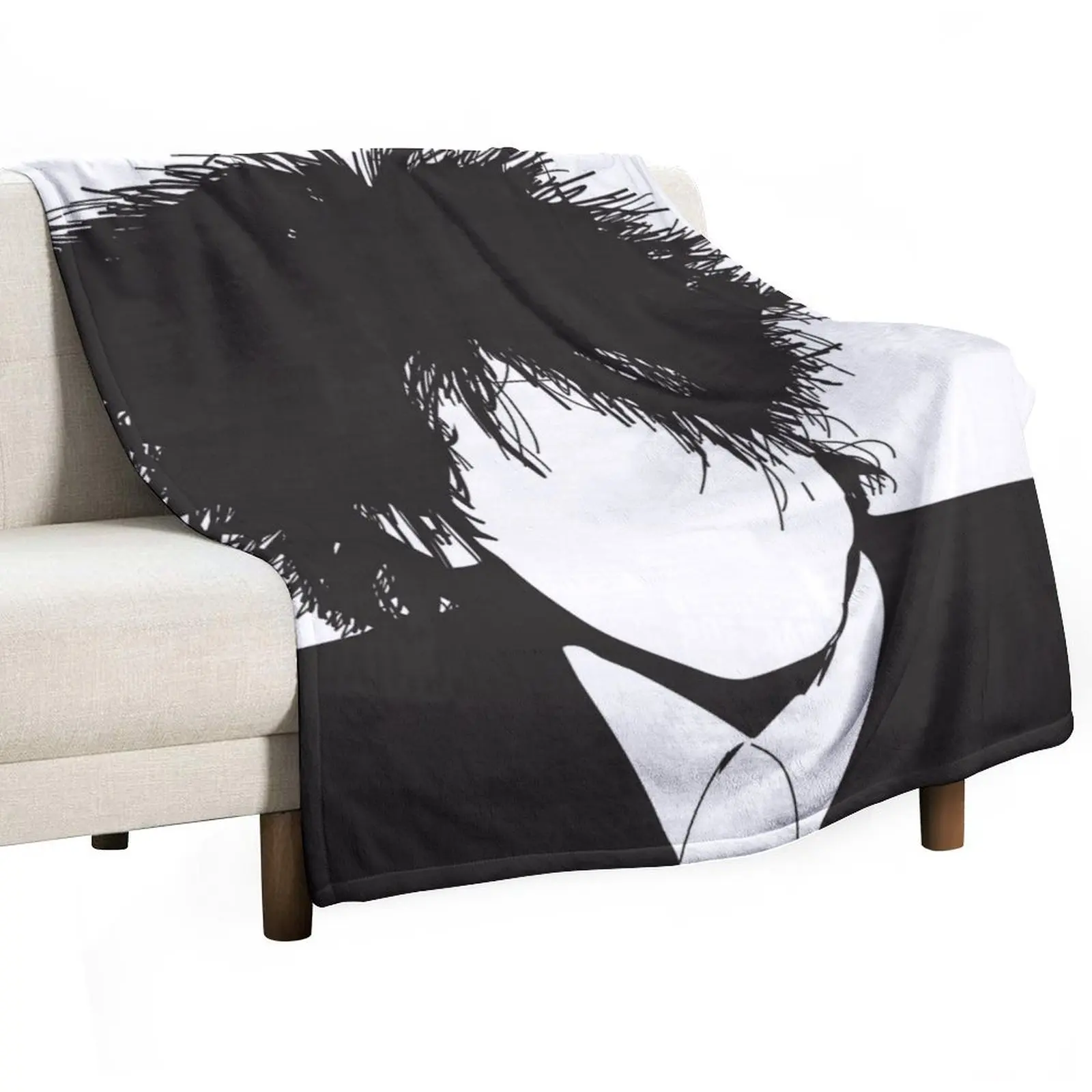 inspired Robert Smith Throw Blanket Polar Retros Blankets