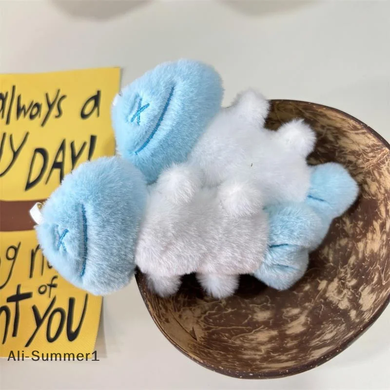 1/2개 귀여운 만화 재미있는 물고기 뼈 플러시 인형 장난감 열쇠고리 가방 펜던트 창의적인 배낭 장식품 어린이 선물