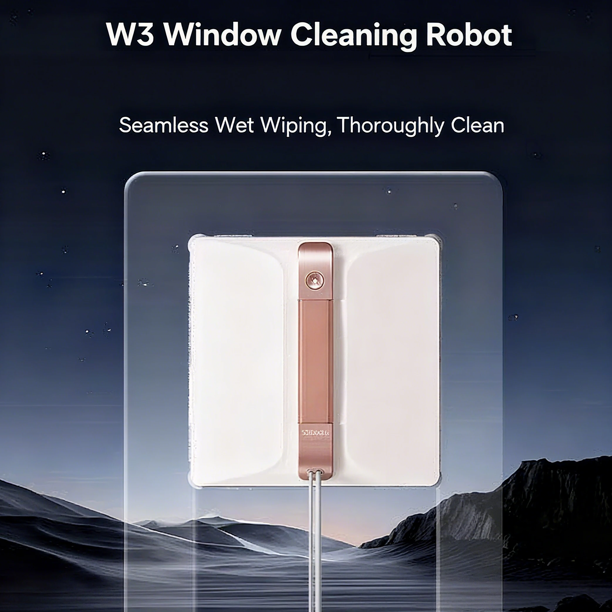 Hott  W3 Smart Remote Control Electric Robot Window Cleaner High Rise Building Auto Spray Clean Glass for Household Use
