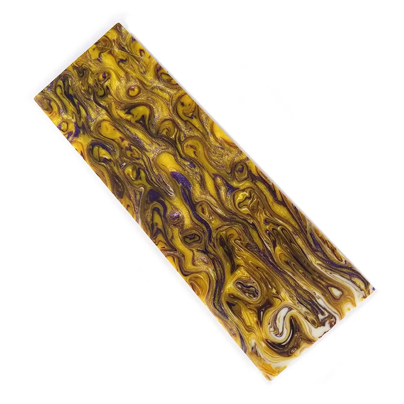 1piece C-Tek Material for DIY Knife Handle Material Plate Resin Compound Material Pattern Slingshot Handle Material 120x40x8mm