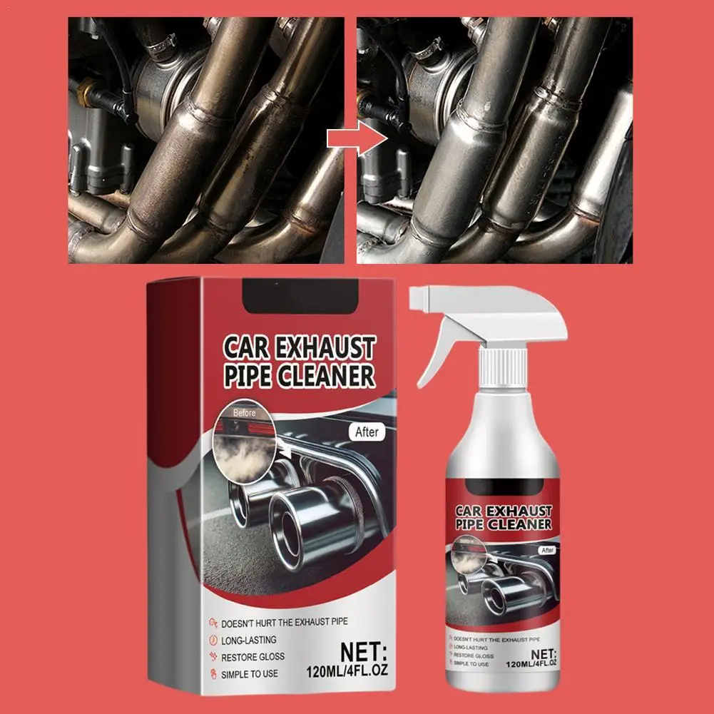 

Motorcycle Exhaust Pipe Cleaner Automobile Exhaust Cleaner Powerful Decontamination Motorcycle Exhaust Pipe Rust Remover